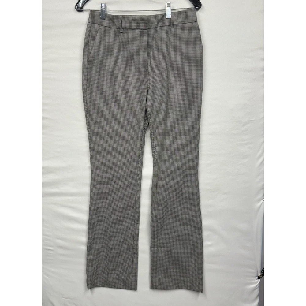 White House Black Market The Slim Houndstooth Straight Leg Career Pants‎ Size 4 - Picture 2 of 14